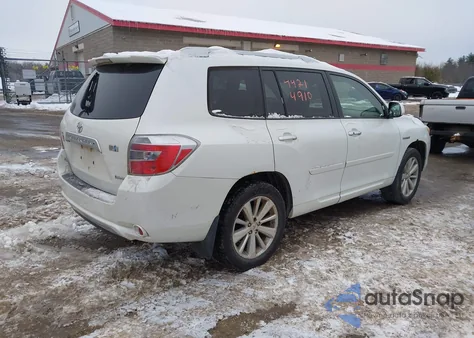 2008 Toyota Highlander Hybrid Limited из США, поврежденный, VIN JTEEW44A982024422